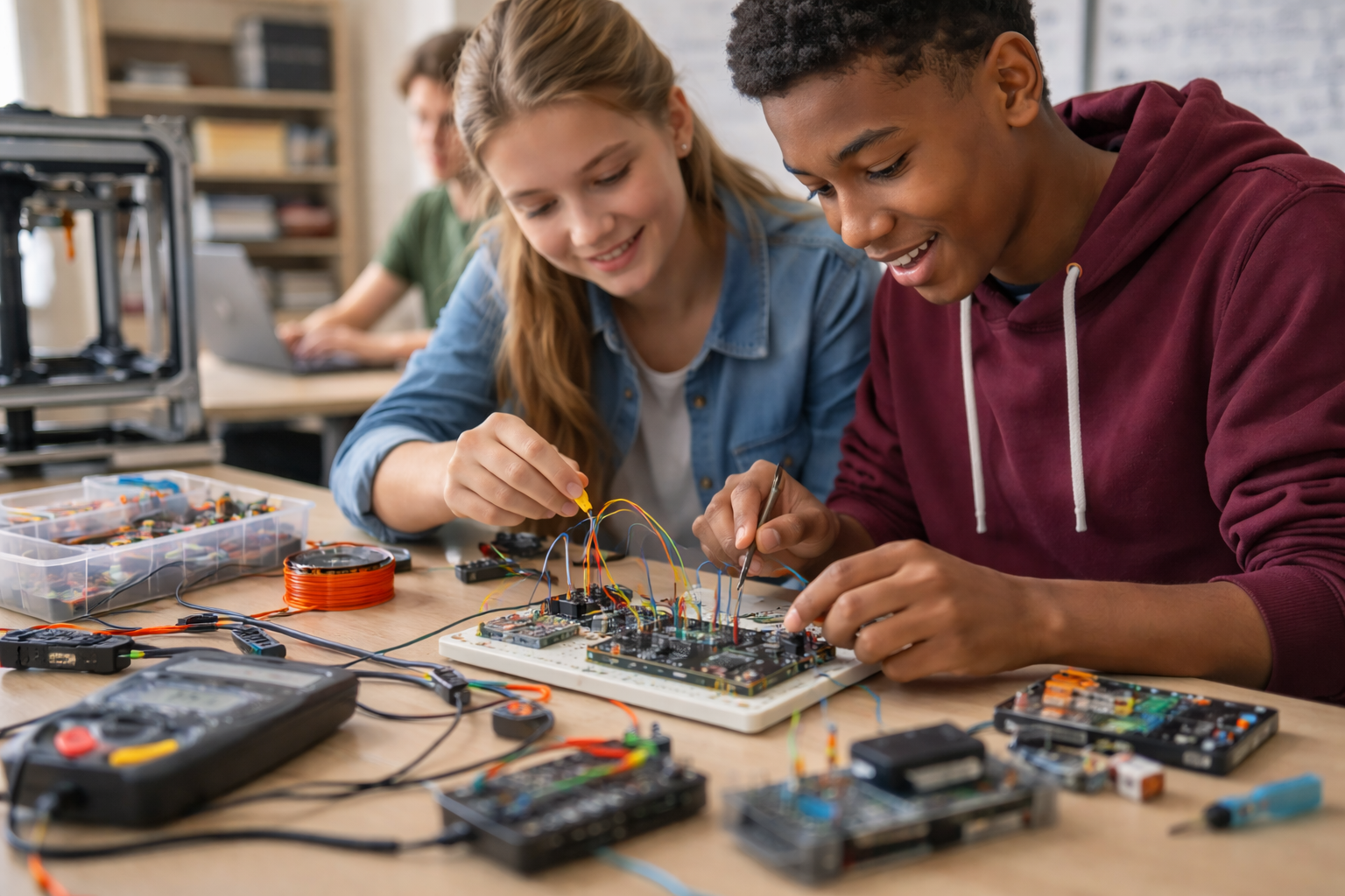 Hands-on electronics and hardware learning